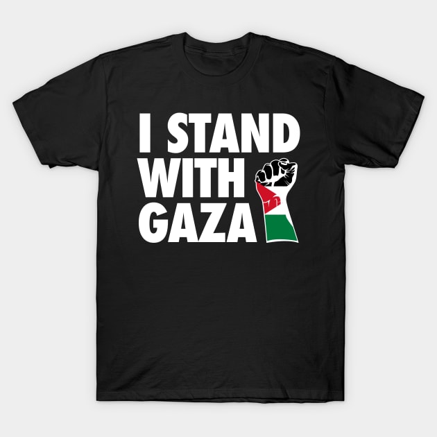 I stand with gaza - stand with palestine T-Shirt by Tidio Art